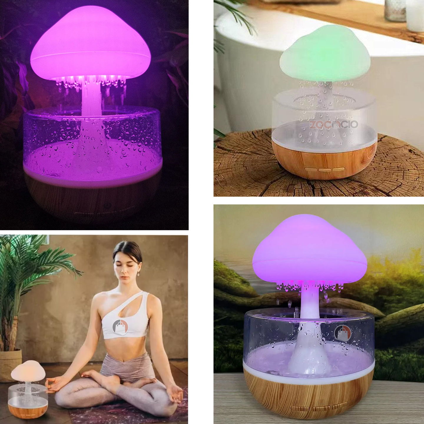 Miniatura 3 de -Humidificador Difusor Aroma Diseño Nube